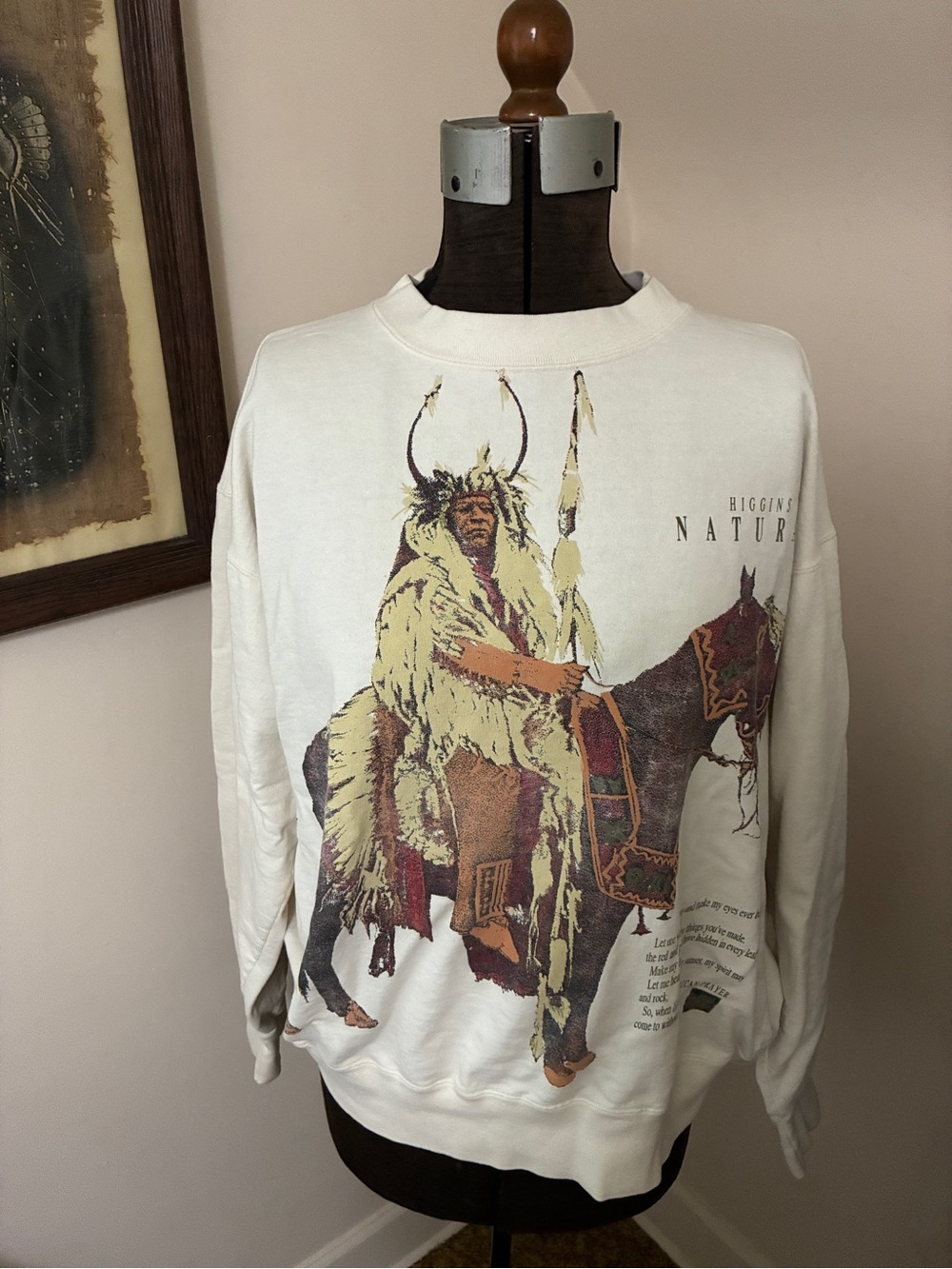 Vintage Native Prayer Sweatshirt